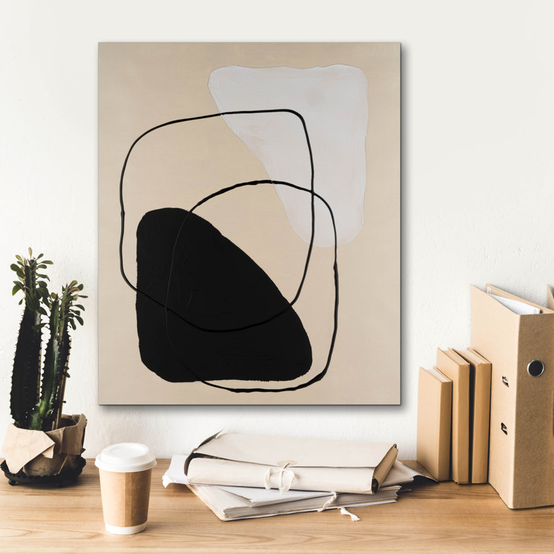 Ivy Bronx «Avant Mod II» par Vanna Lam, art mural sur toile, H 24 po x l 20 po x P 0,75 po