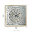 Horloge murale en bois manufacturé