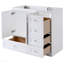 [Cabinet seulement] Meuble-lavabo blanc de 36 po (lavabo non inclus)-1396262501