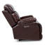 Fauteuil inclinable électrique standard en cuir véritable