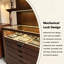 Vitrine à bijoux française vintage de 180 cm (70,87 po), îlot de dressing