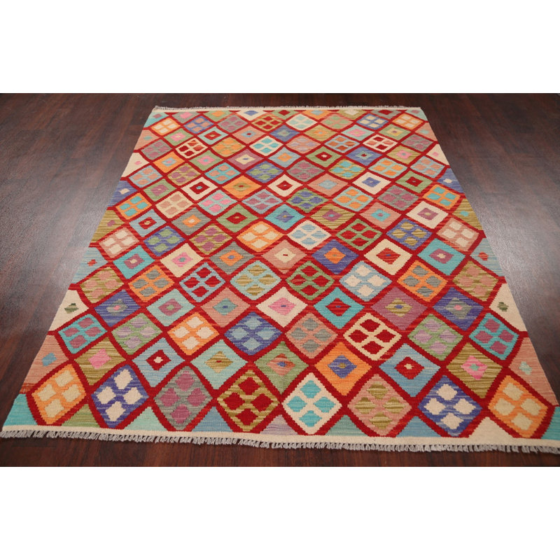 Wool Geometric Indoor Rug