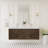 60" Floating Bathroom Vanity Modern Wall-Mounted Double Vanity with Integrated Resin Top and 2 Basins,  2 Cabinets, 2 Soft Close Drawers, Full Assembly-1623666460-1623666456