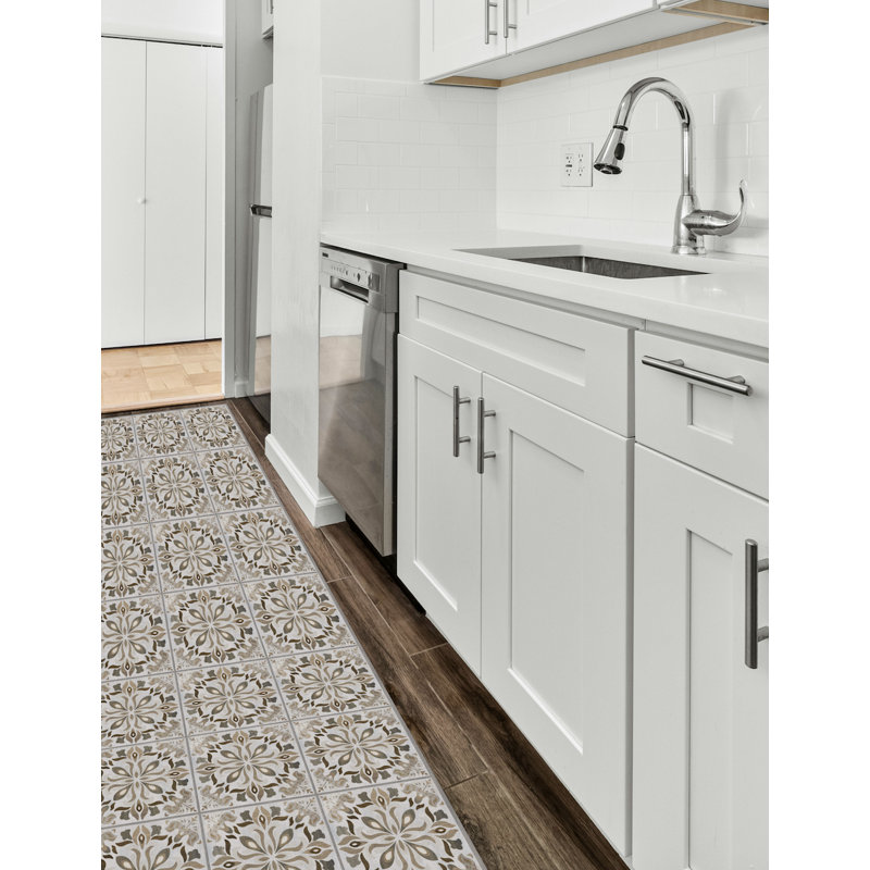 Angel Cushioned Kitchen Mat, Rectangle 2' x 8'