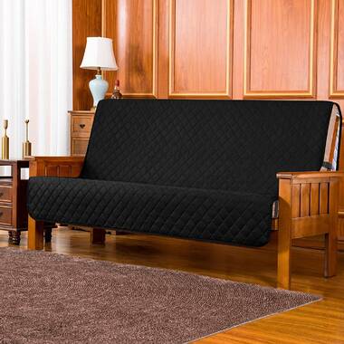 Latitude Run® Box Cushion Futon Slipcover & Reviews