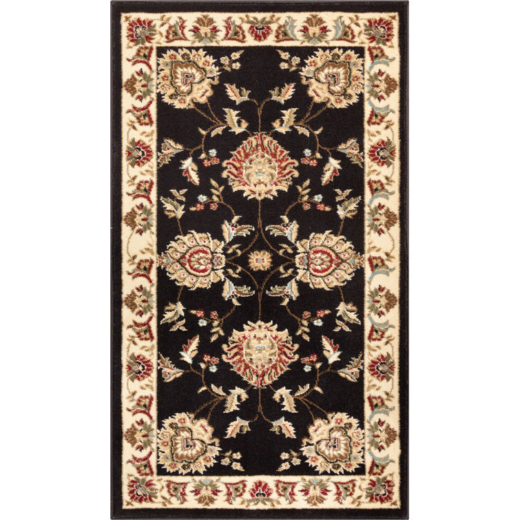 Tapis oriental noir Colindale