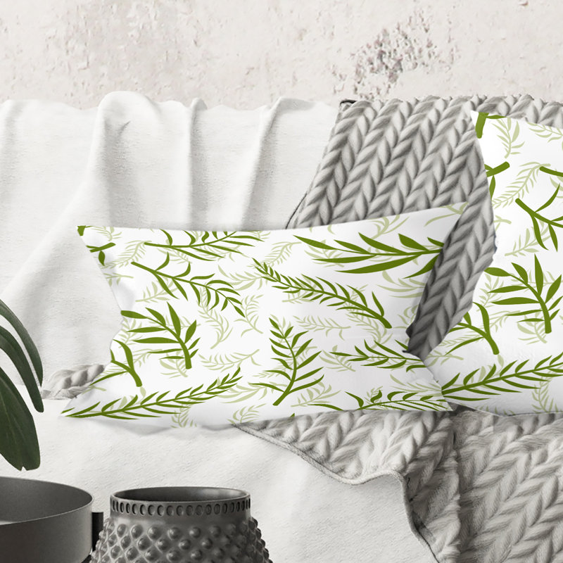 Coussin décoratif tropical Mid-Century Tropical Botanicals I