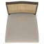 Ensemble de 2 chaises d'appoint à dossier en rotin Stewart