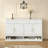 Baynard Wooden Sideboard with 3 Drawers & Adjustable Shelf-120887076
