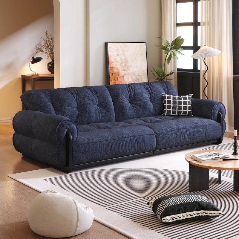 Creative Minimalist Sofa, Dark Blue