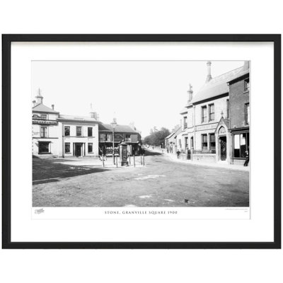 Stone, Granville Square 1900 - Single Picture Frame Print