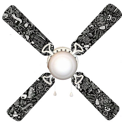 Ventilateur de plafond 4 pales 42 "