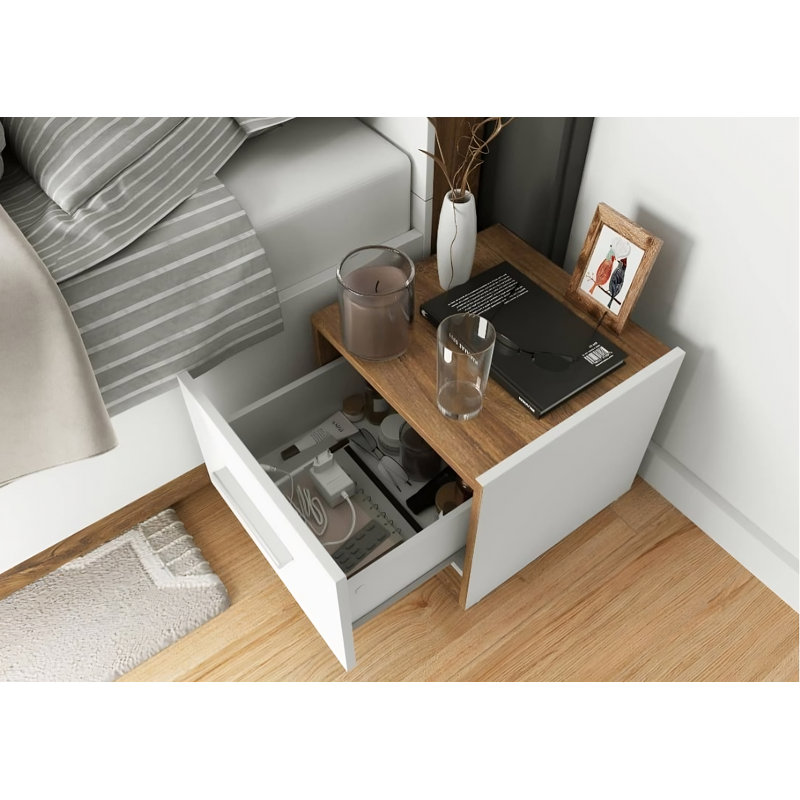 Beklabito 40 cm W Bedside Table
