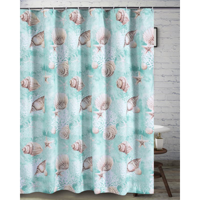 Rideau de douche simple Ocean Seashell