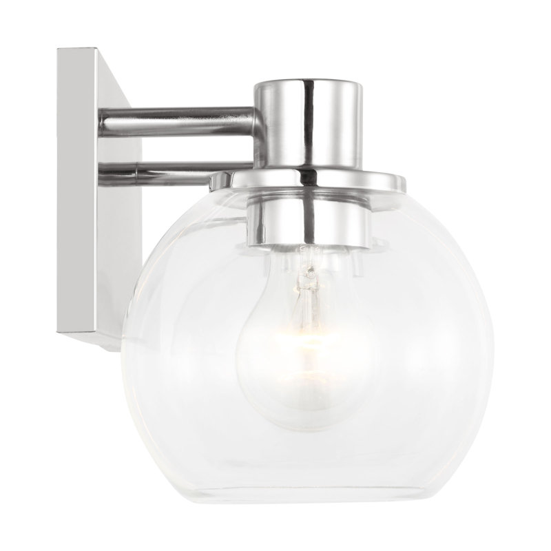 Rito Medium Bath from Generation Lighting , 7.125" H x 14.5" W x 7" D, 2 Lights, Chrome