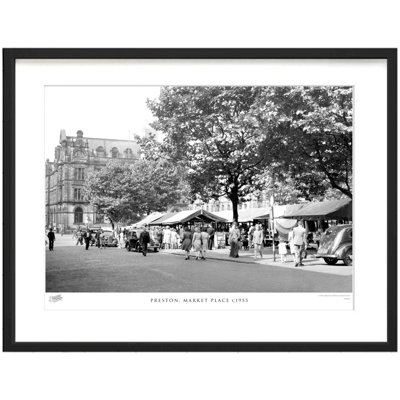 Preston, Market Place C1955 - Single Picture Frame Print