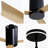 52 Inch Modern Flush Mount Ceiling Fan With Led Light And Remote Control-2023278638