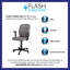 Chaise de bureau pivotante en vinyle Bonavant-100667725-100667724