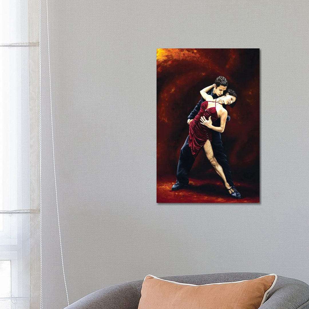 The Passion Of Tango von Richard Young - Galerie-verpackte Leinwand Giclée auf Leinwand