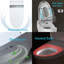 Toilette intelligente bidet à ouverture / fermeture automatique avec réservoir intégré, hauteur ADA, chasse automatique / occultante, siège chauffant