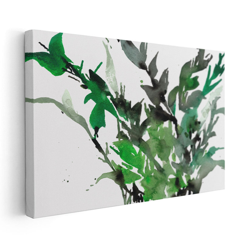 Just the Leaves I - reproduction d'art sur toile, H 40 po x l 60 po