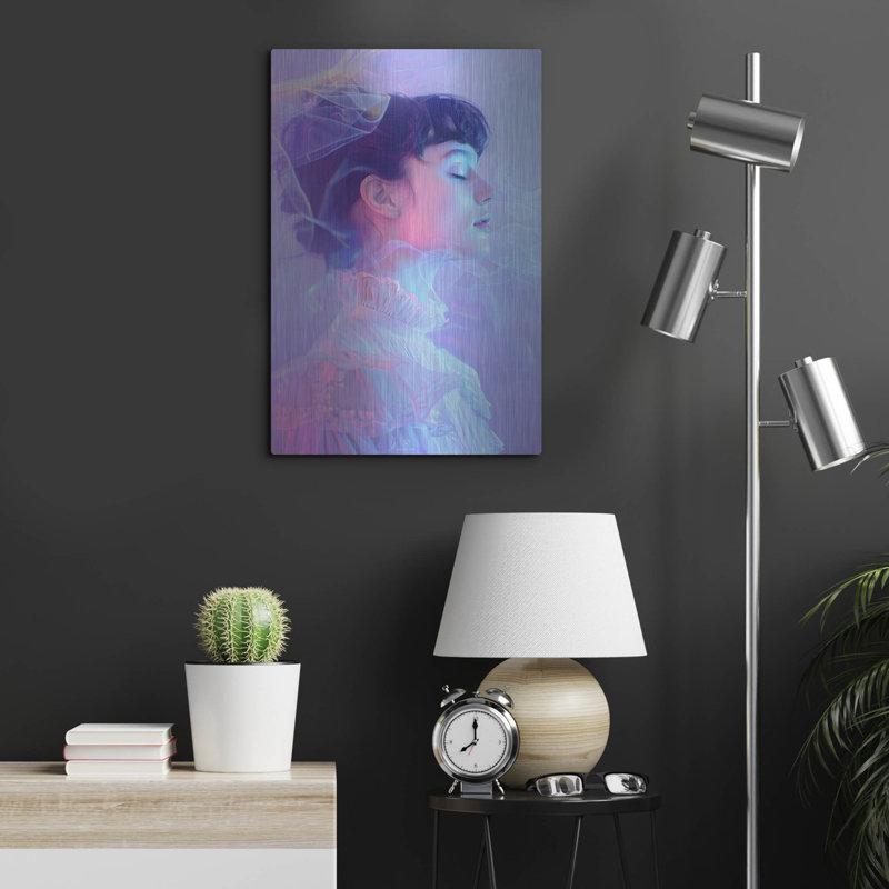 Art mural en métal Lark Manor ™ «Embrace 1» par Katalina Ooma, H 24 po x l 16 po