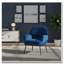 Fauteuil d'appoint en velours, chaises de salon rembourrées modernes-1929614511