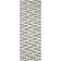 Rodgers Hand Woven Flat Weave Wool/Cotton Geometric Rug in Ivory/Gray