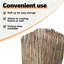 160cm H x 400cm W Brown Bamboo Border Fencing