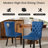 Modern Velvet Tufted Solid Wood Kitchen Chairs Upholstered Dining Chairs Set of 4-1596729238-1596728934