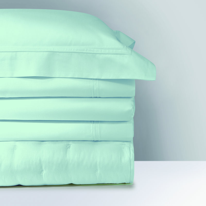 Triomphe Sateen Pillow Sham, Boudoir, Fjord