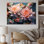 Mackenize Asian Art Lotus Pond, reproduction d'art sur toile encadrée