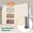 Patio Retractable Side Awning with Aluminum Frame, Waterproof Privacy Screen for Garden and Pools-111082152-134832720
