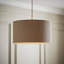Blended Fabric Drum Lamp Shade ( Slip-On )-788043140-788043160