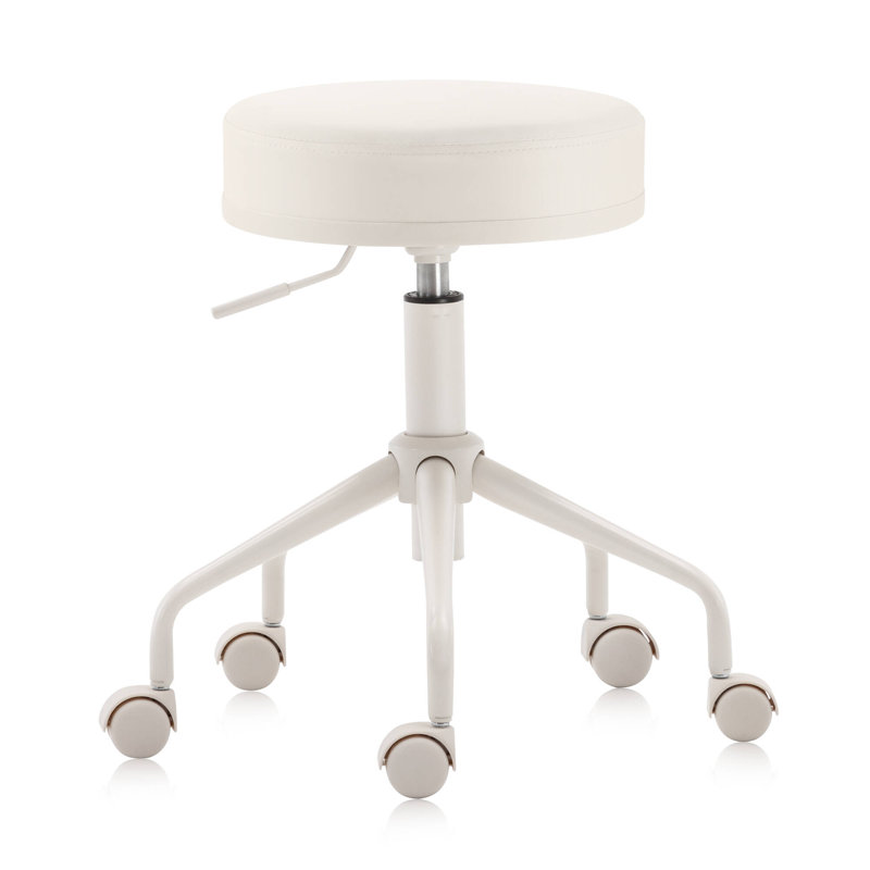 Tabouret pivotant pneumatique 503 KAI, Blanc