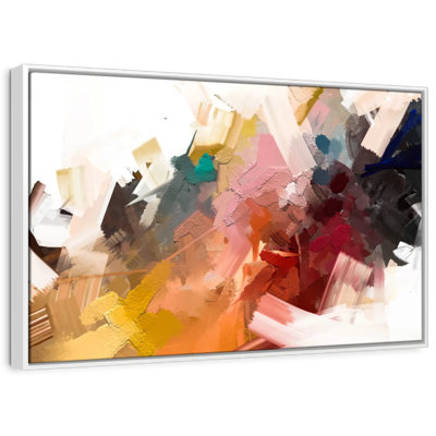 Grande huile abstraite Avery