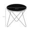 Lyall Glass Top Frame End Table-305379096