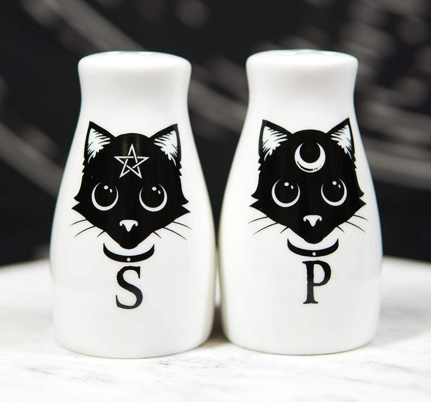 Lot De 2 Bols En Porcelaine Japon - Chat Noir Et Blanc Porte-bonheur - 20oz (6" X 2,5") - Neuf