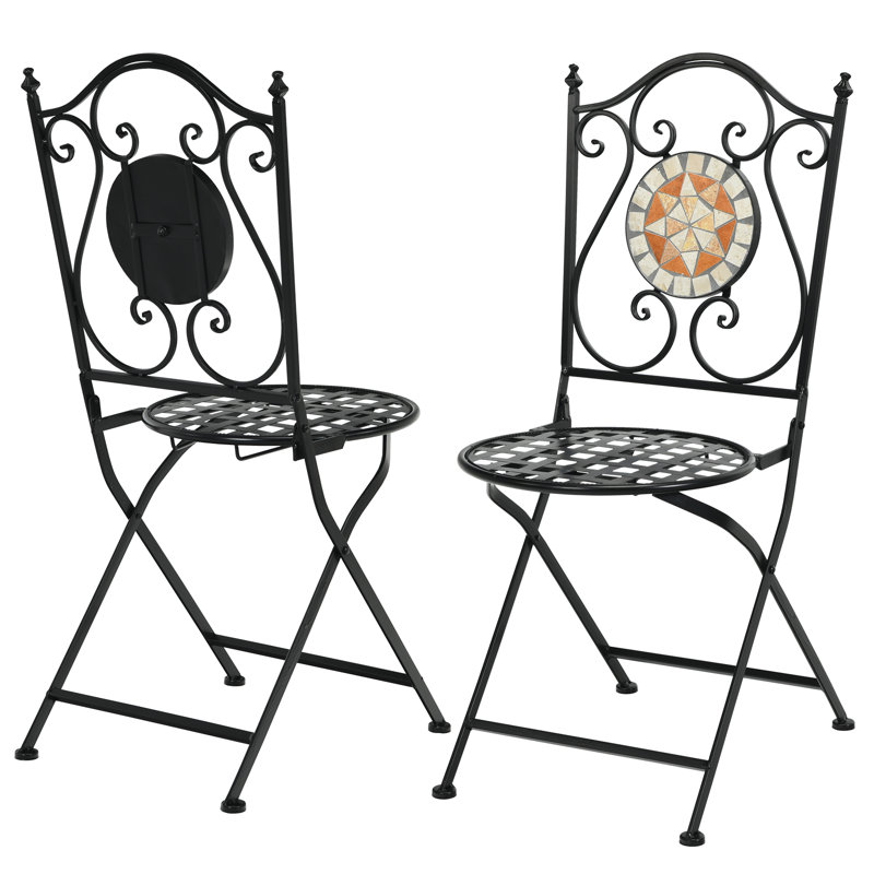 Najera Foldable Outdoor Patio Dining Side Chair