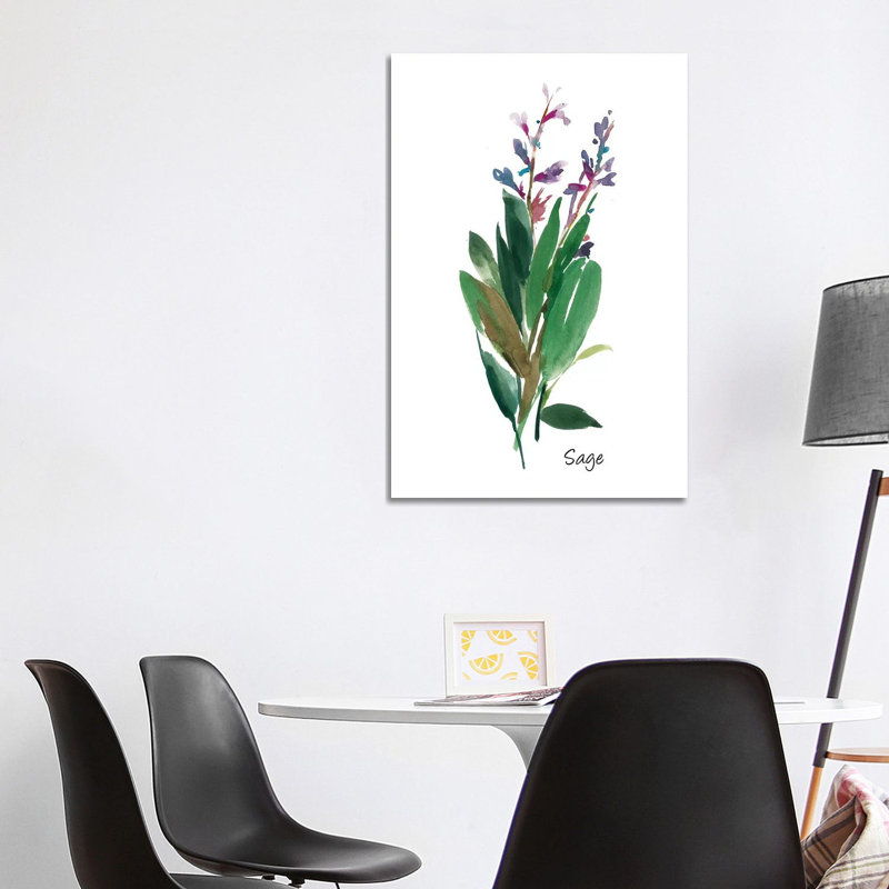 Sage I 1 Piece Wrapped Canvas Painting, 20.32 cm H x 30.48 cm W x 1.91 cm D