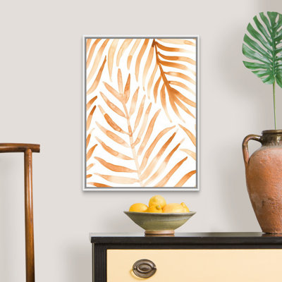«Rattan Leaves II», art mural sur toile