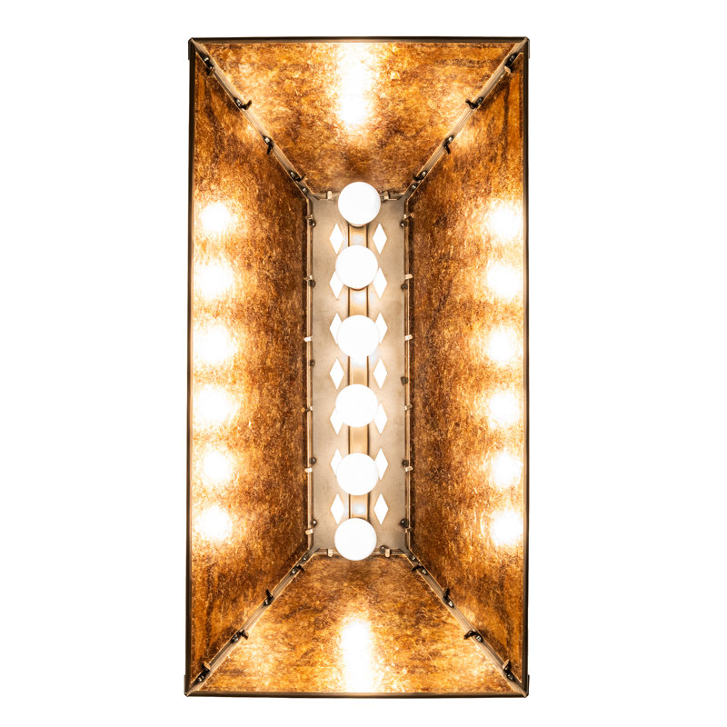 Rustic Lodge 6 - Light Pendant, Silver Mica