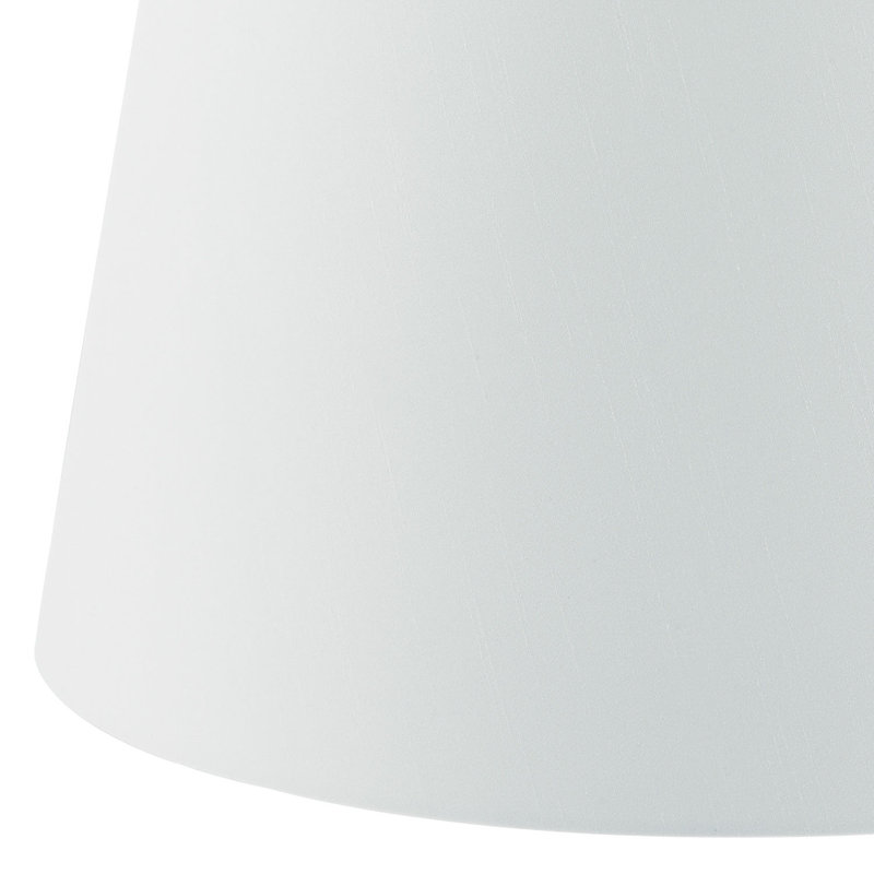 26cm H Fabric Empire Lamp Shade ( Screw On ), White