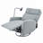 Swivel Rocker Recliner Chair with Phone Holder