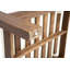 Ensemble de conversation d'extérieur en bois d'acacia pour 5 personnes avec coussins hydrofuges Harlow-129155628