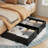 Set of 2 Under Bed Storage Boxes with Wheels & Clear Lids, Rolling Organizer Bins for Bedroom & Closet