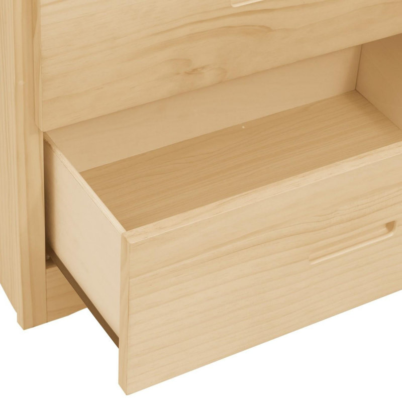 Commode de rangement moderne à 6 tiroirs avec miroir, pour chambre à coucher, salon, couloir, Tiroirs; miroir, 6