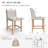 Counter & Bar Stool With Solid Wood Frame And Upholstered Seat (set Of 2)