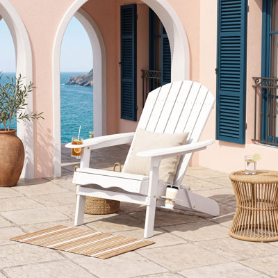 Chaise pliante avec porte-gobelets