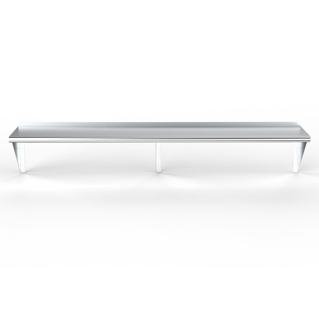 16" x 72" Amgood Metal Wall Mount Shelf Amgood